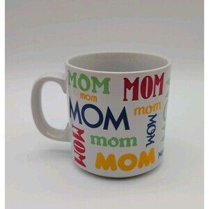 Vtg Russ Berrie Mom Mug Script Mothers Day Present